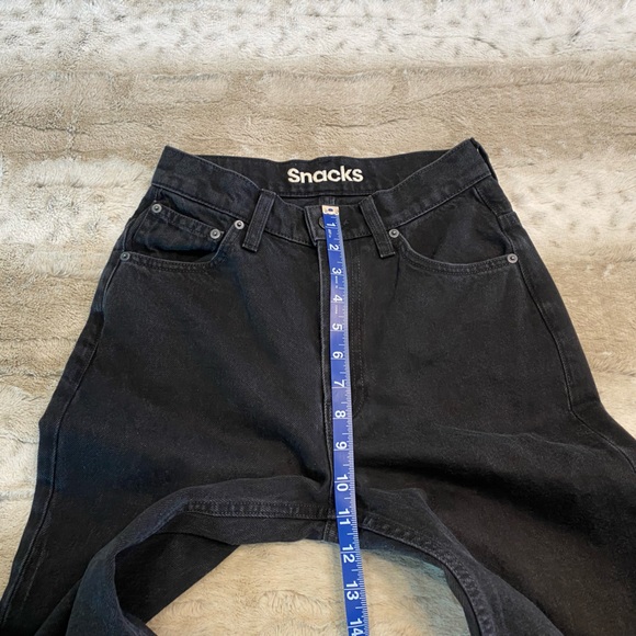 MOTHER💕Snacks Double Stack Hover High Waist Ankle Straight Leg Jeans Size 25 - Picture 11 of 15